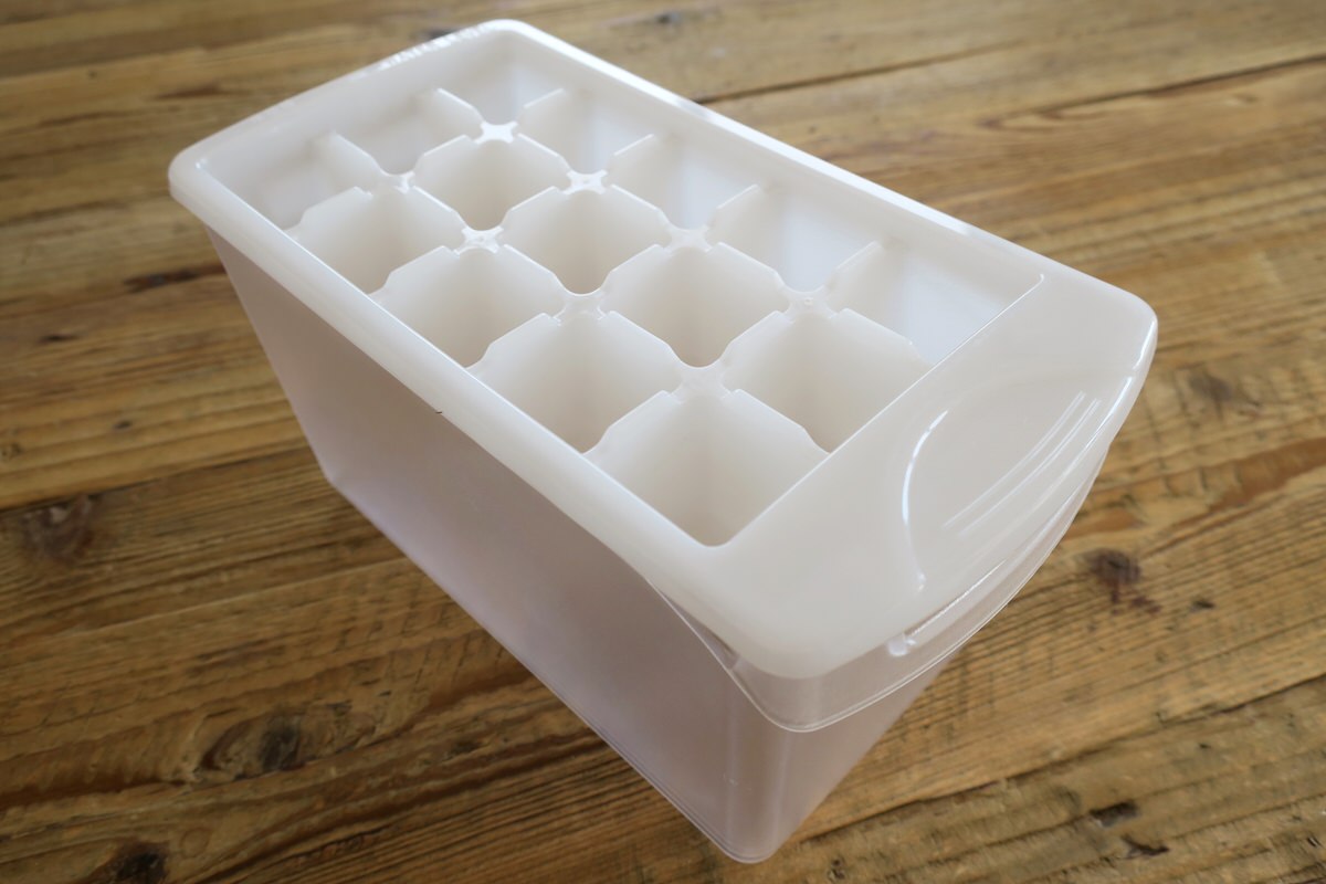 無印良品の冷蔵庫の製氷皿